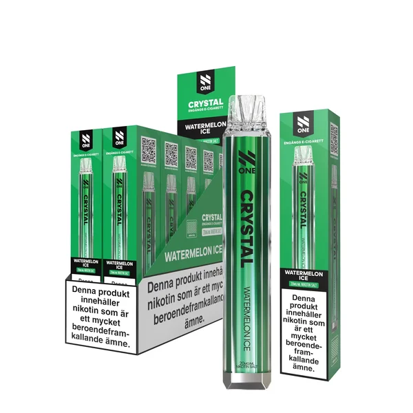 N One Crystal Vape Vattenmelon - Watermelon Ice 20mg - 10 pack