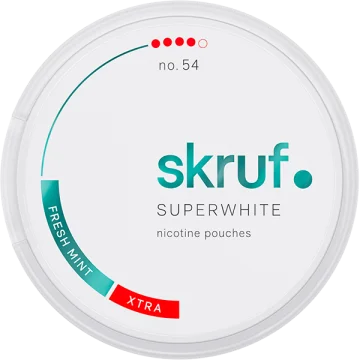 Skruf Superwhite no.54 Fresh Mint X-Strong