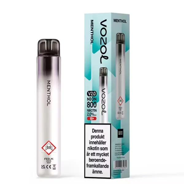 Vozol Neon Vape 2.0 Menthol 20mg