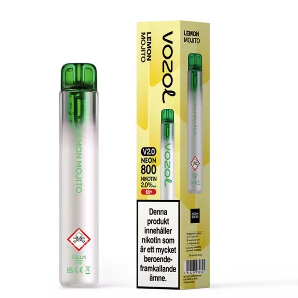 Vozol Neon Vape 2.0 - Lemon Mojito 20mg