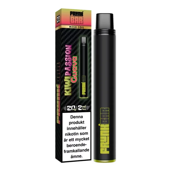 Frunk Bar Vape Kiwi, Passionsfrukt & Guava - Kiwi Passionfruit Guava 20mg