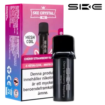 SKE Crystal Pro Pod – Cherry Strawberry Raspberry (20mg)