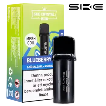SKE Crystal Pro Pod – Blueberry Lime (20mg)