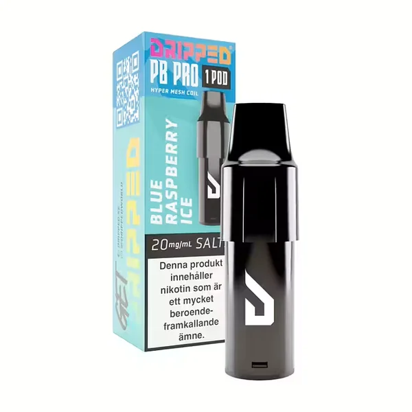 Dripped Panther Bar Pro Pod Blue Raspberry Ice 20mg