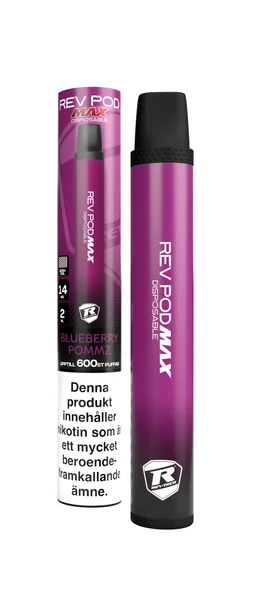 Rev Pod Max Blueberry Pommz 14mg