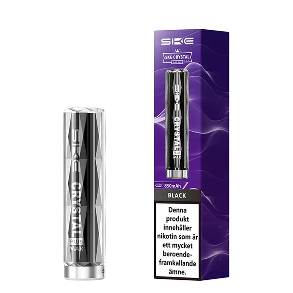 SKE Crystal Plus Max Batteri 850mAh Svart